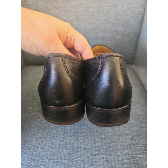 Bally Men\'s Continental Switzerland Black Leather Loafers Size 12B main image 6